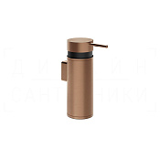 Gessi Pelle Дозатор для жидкого мыла подвесной, металлическая колба, цвет: copper brushed PVD 78513#708