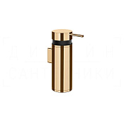 Gessi Pelle Дозатор для жидкого мыла подвесной, металлическая колба, цвет: warm bronze PVD 78513#735