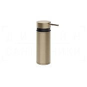 Gessi Pelle Дозатор для жидкого мыла настольный, металлическая колба, цвет: finox brushed nickel 78537#149