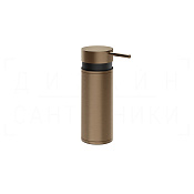 Gessi Pelle Дозатор для жидкого мыла настольный, металлич. колба, цвет: coffee bronze brushed PVD 78537#761