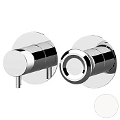 Remer Element Смеситель для душа встраиваемый, 3 потребителя, внешняя часть, цвет: bianco opaco ET93ZPWBBO