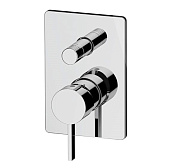 Remer Metrica Смеситель для душа встраиваемый, 2 потребителя, цвет: cromo MC09HG