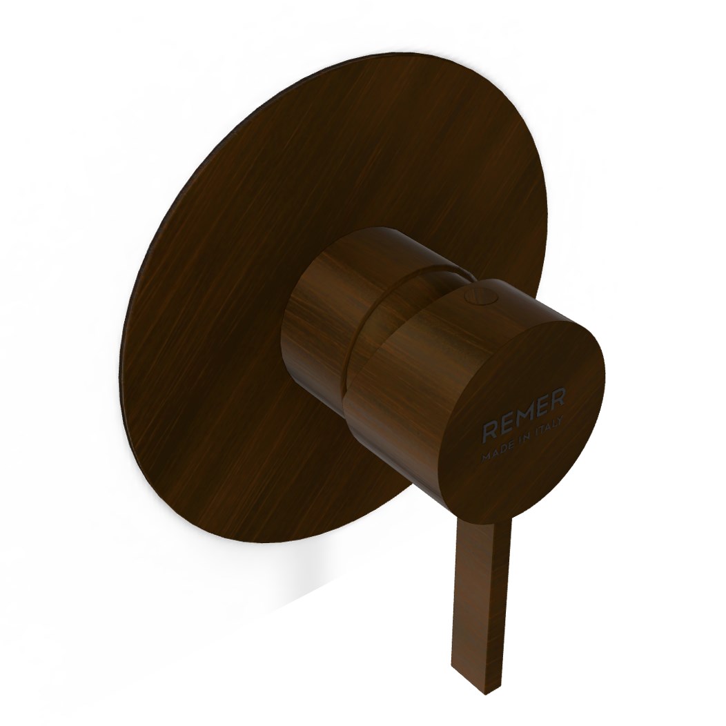 Remer Metrica Смеситель для душа встраиваемый, 1 потребитель, цвет: oilbronze MC30LBR