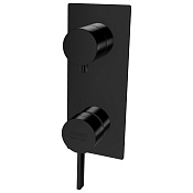 Remer Metrica Смеситель для душа встр., 2 потребителя, внешняя часть, цвет: cromo nero spazzolato MC92WBCFP