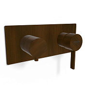 Remer Metrica Смеситель для душа встраиваемый, 2 потребителя цвет: oilbronze MC92ZWBBR