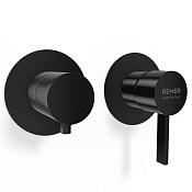 Remer Metrica Смеситель для душа встр., 3 потребителя, внешняя часть, цвет: nero spazzolato PVD MC93ZPWBGM