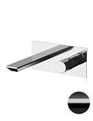 Remer Edge Смеситель для раковины встраиваемый, с внутренней частью,  цвет: cromo nero spazzolato EG515CFP