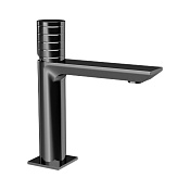 Remer Edge Смеситель для раковины, с д/к, длина излива 12 см, цвет: cromo nero spazzolato EG610CFP