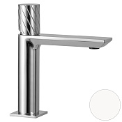 Remer Edge Смеситель для раковины, с донным клапаном, длина излива 12 см, цвет: bianco opaco EG710BO
