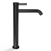 Remer Metrica Смеситель для раковины высокий, без д/к, излив 12,8 см, цвет: nero spazzolato PVD MC11LXLGM