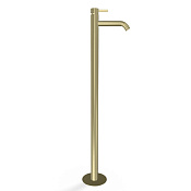 Remer Metrica Смеситель напольный для раковины с д/к, излив 89h см, цвет: champagne spazzolato PVD MC18CH