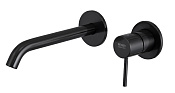 Remer X Style Смеситель для раковины встраиваемый, внешняя часть,  цвет: cromo nero spazzolato X15PWBCFP