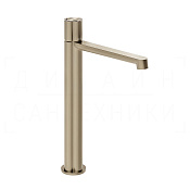 Gessi Ludovica Смеситель для раковины высокий, с дон. кл., излив 27 см, цвет: finox brushed nickel 76353#149