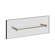 Gessi Ludovica Полотенцедержатель для крепления на стекло 32,8 см, цвет: finox brushed nickel 76511#149