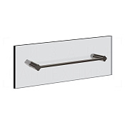Gessi Ludovica Полотенцедержатель для крепления на стекло 32,8 см, цвет: black metal brushed PVD 76511#707