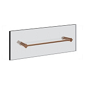 Gessi Ludovica Полотенцедержатель для крепления на стекло 32,8 см, цвет: copper brushed PVD 76511#708