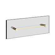 Gessi Ludovica Полотенцедержатель для крепления на стекло 32,8 см, цвет: brass PVD 76511#710