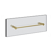 Gessi Ludovica Полотенцедержатель для крепления на стекло 32,8 см, цвет: brushed brass PVD 76511#727