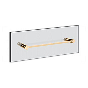 Gessi Ludovica Полотенцедержатель для крепления на стекло 32,8 см, цвет: warm bronze PVD 76511#735