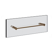 Gessi Ludovica Полотенцедержатель для крепления на стекло 32,8 см, цвет: coffee bronze brushed PVD 76511#761