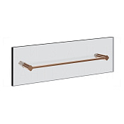 Gessi Ludovica Полотенцедержатель для крепления на стекло 47,8 см, цвет: copper brushed PVD 76513#708