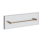 Gessi Ludovica Полотенцедержатель для крепления на стекло 47,8 см, цвет: coffee bronze brushed PVD 76513#761