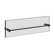 Gessi Ludovica Полотенцедержатель для крепления на стекло 62,8 см, цвет: matte black 76515#299