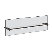 Gessi Ludovica Полотенцедержатель для крепления на стекло 62,8 см, цвет: black metal brushed PVD 76515#707