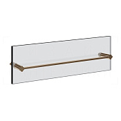 Gessi Ludovica Полотенцедержатель для крепления на стекло 62,8 см, цвет: coffee bronze brushed PVD 76515#761