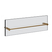 Gessi Ludovica Полотенцедержатель для крепления на стекло 62,8 см, цвет: deep bronze brushed PVD 76515#791