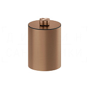 Gessi Ludovica Корзина для мусора напольная 6 л, с крышкой, цвет: copper brushed PVD 76590#708