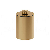 Gessi Ludovica Корзина для мусора напольная 6 л, с крышкой, цвет: warm bronze brushed PVD 76590#726