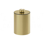 Gessi Ludovica Корзина для мусора напольная 6 л, с крышкой, цвет: brushed brass PVD 76590#727