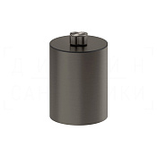 Gessi Ludovica Корзина для мусора напольная 6 л, с крышкой, цвет: black metal brushed PVD 76690#707