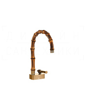 Gessi Jacqueline Смеситель для раковины, без дон. клап., излив 17,5-18,5 см, цвет: warm bronze PVD 77001#735