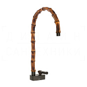 Gessi Jacqueline Смеситель для раковины, без д/к, излив 22,5-24 см, цвет: black metal brushed PVD 77003#707