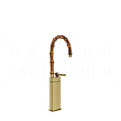 Gessi Jacqueline Смеситель для раковины высок., без д/к, излив 30,5-32,5 см, цвет: brushed brass PVD 77005#727