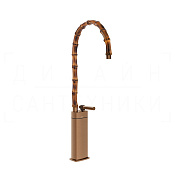 Gessi Jacqueline Смеситель для раковины высокий, без д/к, излив 42,3-45,3 см, цвет: copper brushed 77009#708