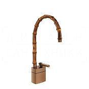 Gessi Jacqueline Смеситель для раковины высокий, без д/к, излив 22,5-25,5 см, цвет: copper brushed 77029#708