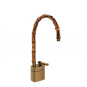 Gessi Jacqueline Смеситель для раковины высокий, без д/к, излив 22,5-25,5 см, цвет: deep bronze PVD 77029#791