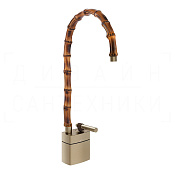 Gessi Jacqueline Смеситель для раковины высокий, без д/к, излив 31,3-34,3 см, цвет: finox nickel 77033#149