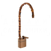 Gessi Jacqueline Смеситель для раковины высокий, без д/к, излив 31,3-34,3 см, цвет: copper brushed 77033#708
