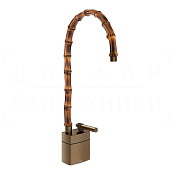 Gessi Jacqueline Смеситель для раковины высокий, без д/к, излив 31,3-34,3 см, цвет: coffee bronze 77033#761