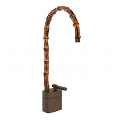 Gessi Jacqueline Смеситель для раковины высокий, без д/к, излив 31,3-34,3 см, цвет: dark bronze 77033#845