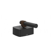 Gessi Jacqueline Смеситель для раковины, без донного клапана и излива, цвет: matte black 77035#299
