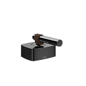 Gessi Jacqueline Смеситель для раковины, без донного клапана и излива, цвет: black metal PVD 77035#706