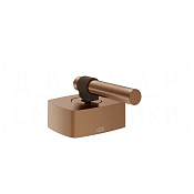 Gessi Jacqueline Смеситель для раковины, без донного клапана и излива, цвет: copper brushed PVD 77035#708