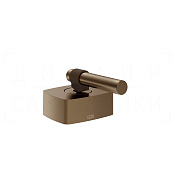 Gessi Jacqueline Смеситель для раковины, без донного клап. и излива, цвет: coffee bronze brushed PVD 77035#761