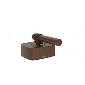 Gessi Jacqueline Смеситель для раковины, без донного клапана и излива, цвет: dark bronze 77035#845