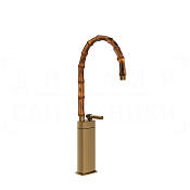 Gessi Jacqueline Смеситель для раковины высокий, без д/к, излив 33,5-36,5 см, цвет: deep bronze PVD 77037#791